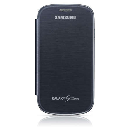 Samsung Galaxy S3 Mini Flip Cover -Titanuim Grey + screen protector