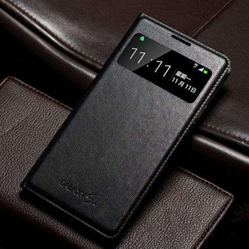 S View case for Samsung Galaxy S4 I9500 - Black