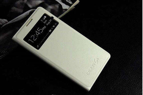 S View case for Samsung Galaxy S4 I9500 - White
