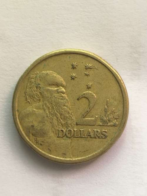 australian 2 dollar coin 1988 rare collectors coin .