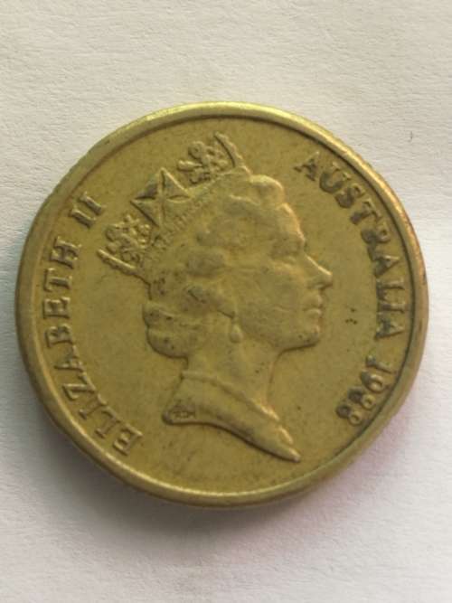 australian 2 dollar coin 1988 rare collectors coin .