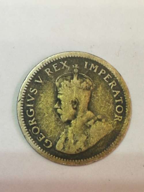 1930 SIXPENCE UNION OF SOUTH AFRICA COIN UNIQUE TONING .