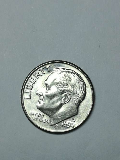1999D rooseveld error double die coin see description for photos