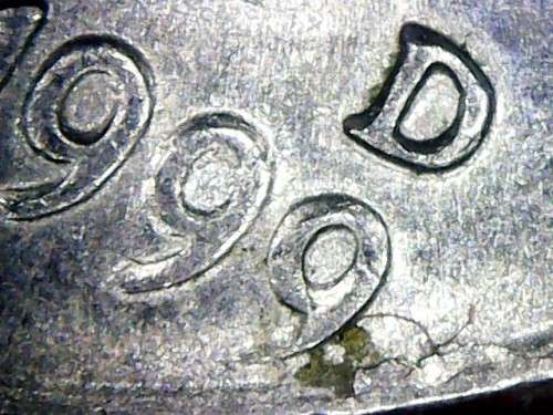 1999D rooseveld error double die coin see description for photos