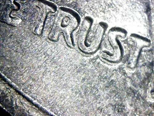 2001D rooseveld dime double die error coin see description for photos