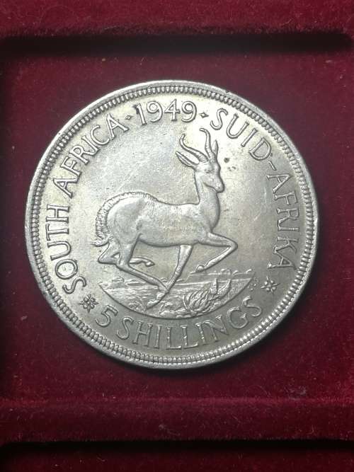 1949 CROWN SOUTH AFRICA IN AU CONDITION .