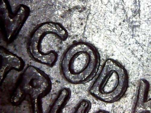 1996 D QUARTER DOLLAR USA EROR COIN DOUBLE DIE DOUBLE DIE INTHE WORD IN GOD WE TRUST AND MINTMARK I
