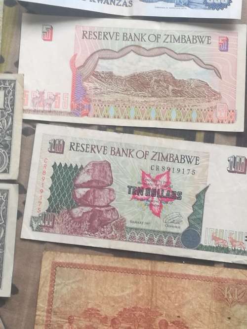 SELECTIO OF WORLDBANKNOTES LOW STARING BID R1. 21 BANKNOTES DENOMATISED.