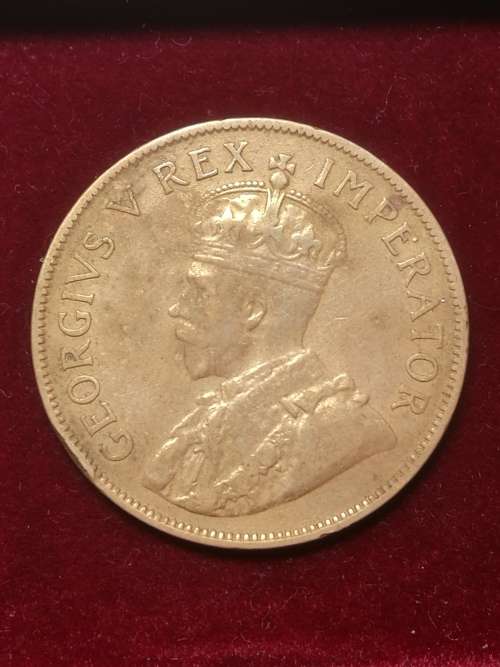 1935/ 1936 / ONE PENNY COINS UNION OF SOUTH AFRICA . LOW MINTAGE COINS . 2 COINS .