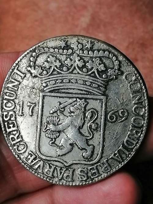 1769 VAN RIEBEECK COFFEE TOKEN REPLICA (DUCAT 1769 ) ,NUMISTA RARITY INDEX 95, RARE