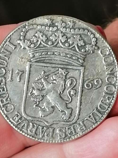 1769 VAN RIEBEECK COFFEE TOKEN REPLICA (DUCAT 1769 ) ,NUMISTA RARITY INDEX 95, RARE