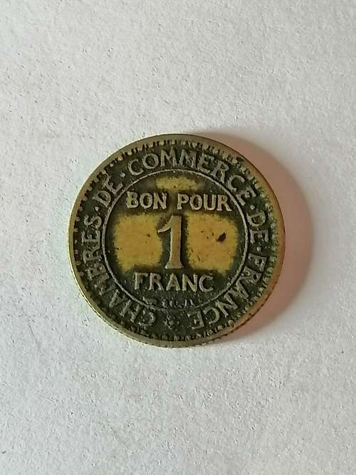 1923 1 franc commerce industries