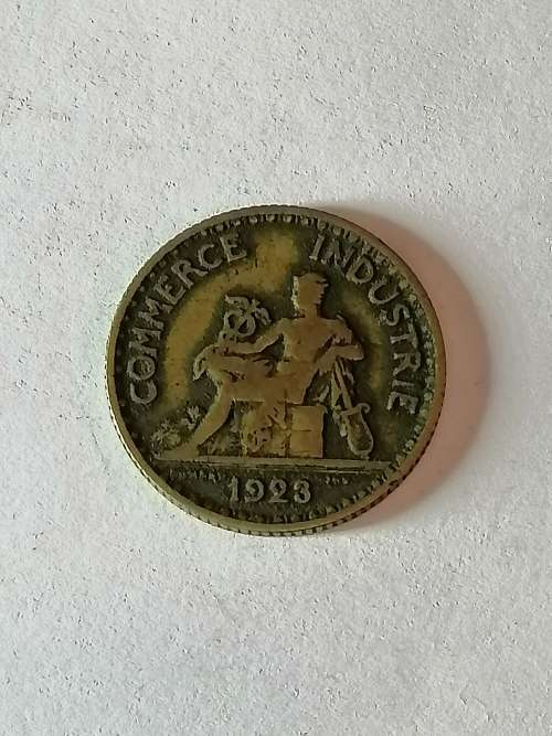 1923 1 franc commerce industries
