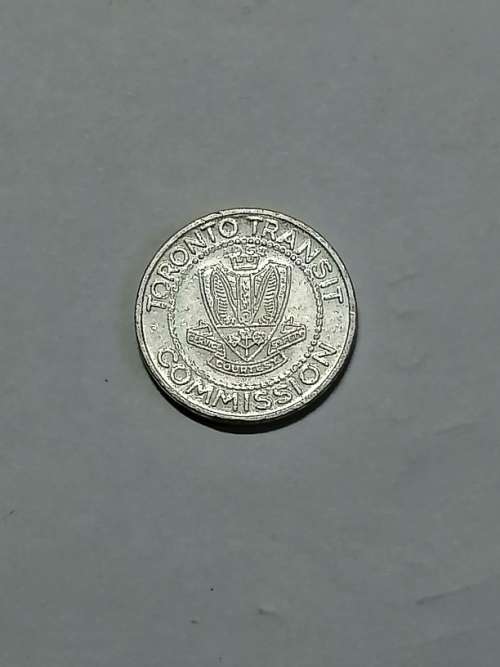 TORONTO TRANSIT COMMISSION TOKEN,WITHOUT MINTMARK