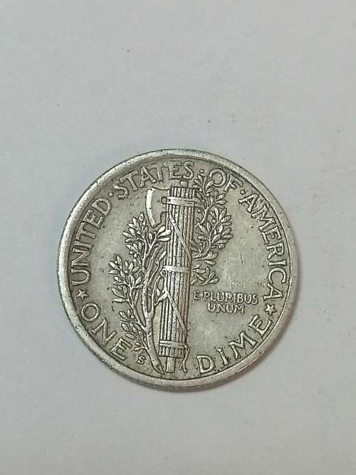 1940 MERCURY DIME,SILVER COIN, 2,5 GRAM, FINENESS 0,900. SANFRANCISCO MINT.