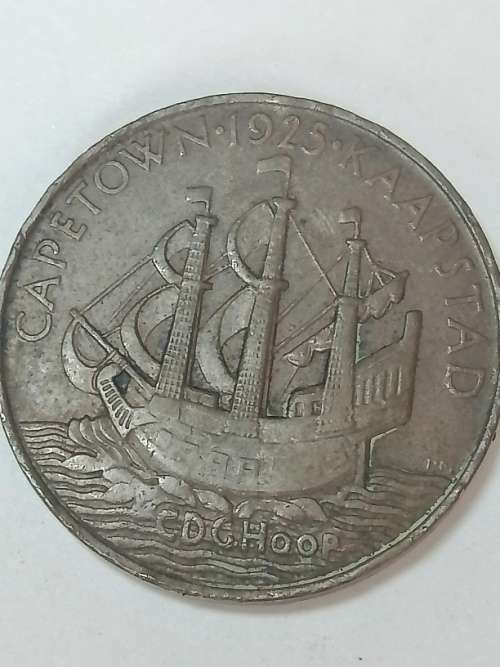 1925  CAPE TOWN VISIT PRINCE EDWARD MEDAL, RARE ,NUMISTA RARITY INDEX 82.