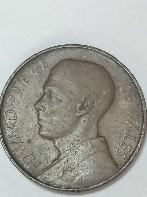 1925  CAPE TOWN VISIT PRINCE EDWARD MEDAL, RARE ,NUMISTA RARITY INDEX 82.