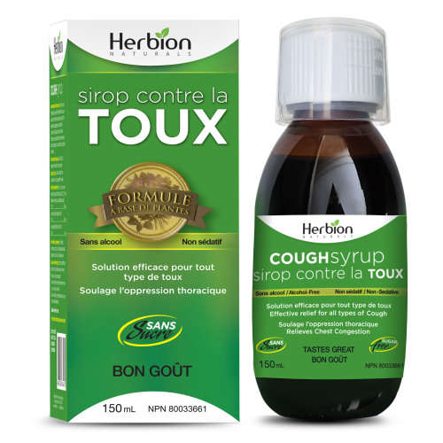 Herbion Naturals Sugar-Free Cough Syrup 5 fl oz - Effective Relief For All Types Of Cough
