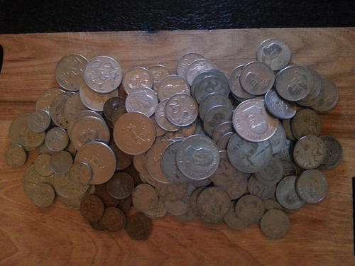 Collection of 222 Old and Commemorative South African Coins