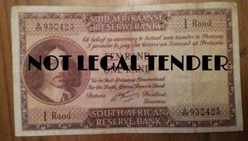 Old J. Postmus South African R1 Note