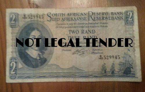 Old J. Postmus South African R2 Note