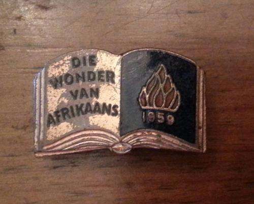 1959 Die Wonder Van Afrikaans Pin/Badge