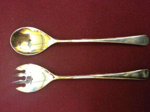 Beautiful Salad Servers EP Zinc (made in Italy)