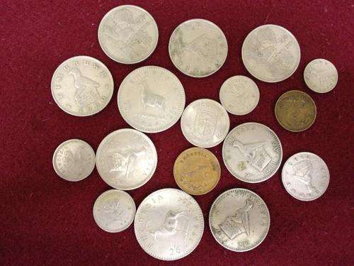 Lot of 17 Rhodesia and Zimbabwean Coins