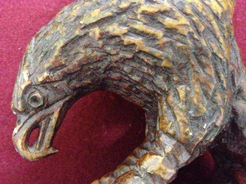 Marble Fish Eagle Statue