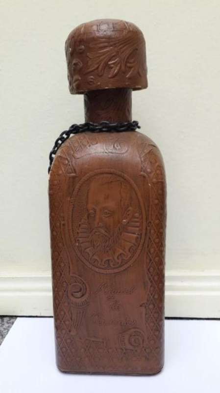 Interesting Leather Clad Decanter for the Bar Collector!