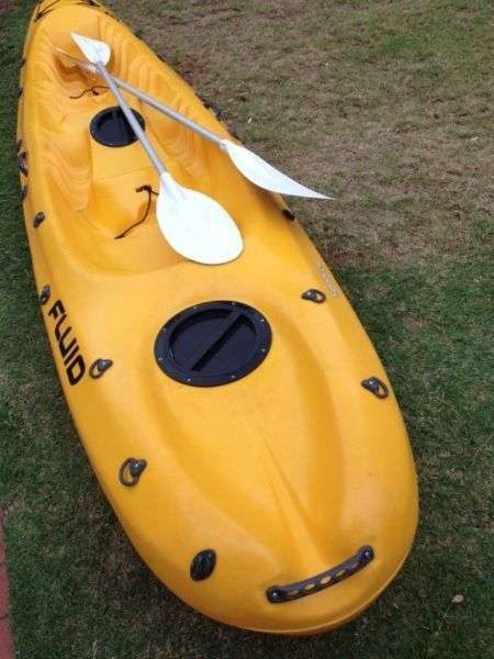 Fluid Synergy Kayak with paddles