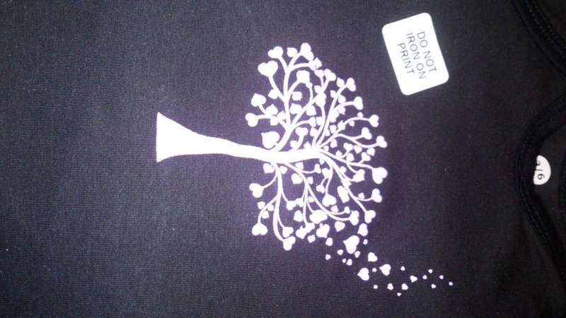Baby Body Heart Tree Print (Size: 3/6 months)