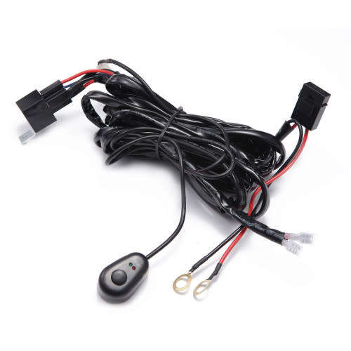 2.5M LED Work Light Bar Switch Wiring Harness Kit Loom Complete with 40A Relay & Fuse