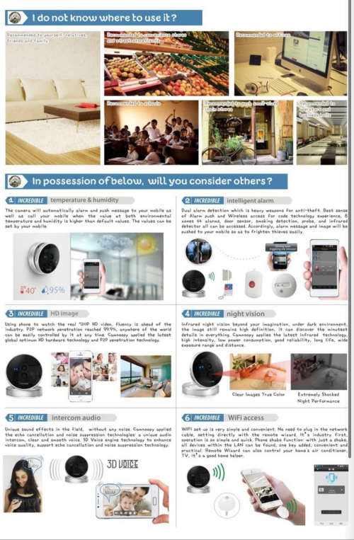 Ip Camera 720p Hd Wifi Intelligent Network Cube Security Camera 1mp P2p Night Vision Wireless Smart