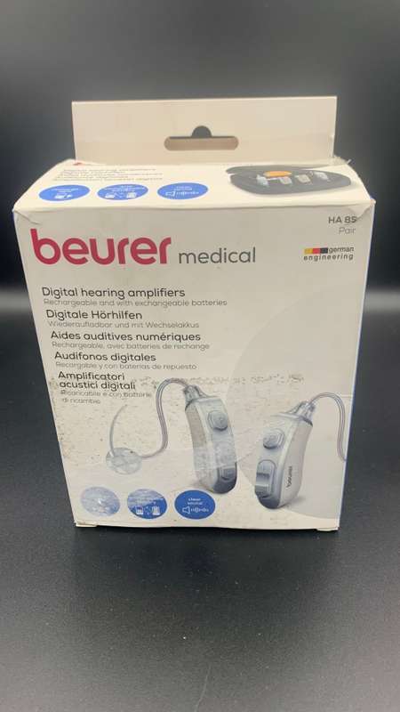 BEURER HA85 RECHARGEABLE DIGITAL HEARING AMPLIFIERS - Retail at R3,799!!!! Pls Read!!