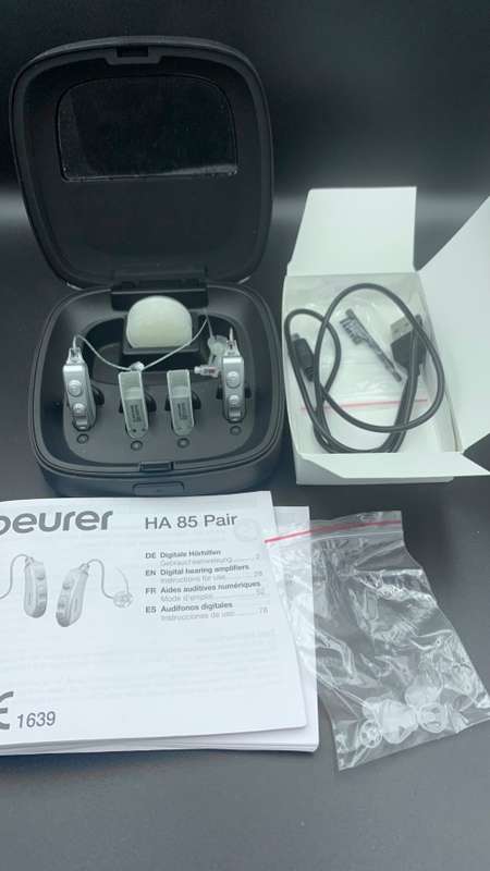 BEURER HA85 RECHARGEABLE DIGITAL HEARING AMPLIFIERS - Retail at R3,799!!!! Pls Read!!