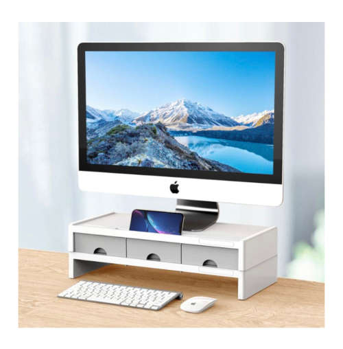 Orico Monitor Multi-Functional Stand Riser  White/Grey