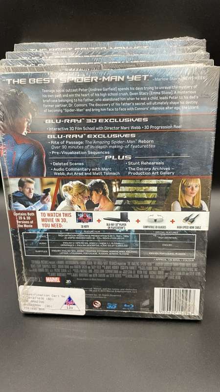 The Amazing Spider Man(Blue-ray 3D + Blu-ray Tm)Pack of 5.