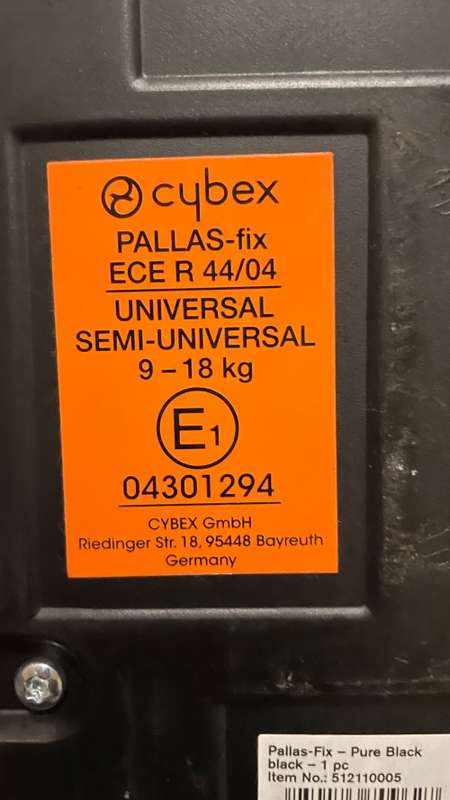 Cybex Pallas-Fix Baby Car Seat (Retail R6000!!!!)