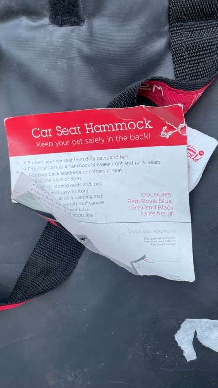 New! Wagworld - Car Seat Hammock - Double
