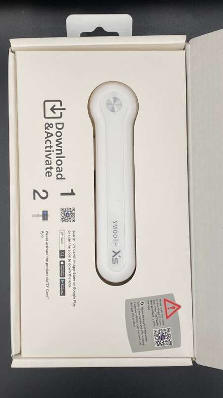 Zhiyun Smooth XS Gimbal for iPhone Smartphones, Auto Tracking White