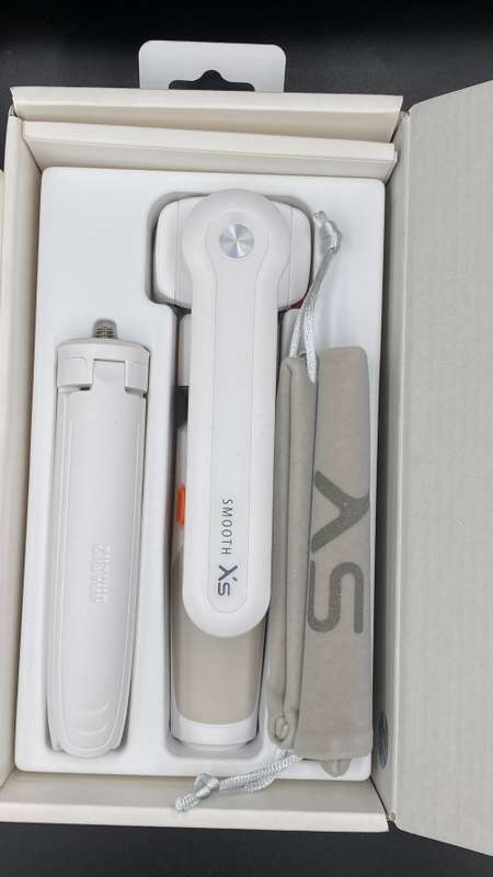Zhiyun Smooth XS Gimbal for iPhone Smartphones, Auto Tracking White