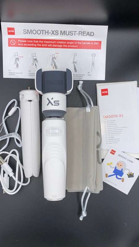 Zhiyun Smooth XS Gimbal for iPhone Smartphones, Auto Tracking White