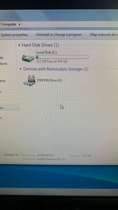 LENOVO C320 ALL IN ONE PC WITH WIRELESS MICROSOFT KEYBOARD AND MOUSE
