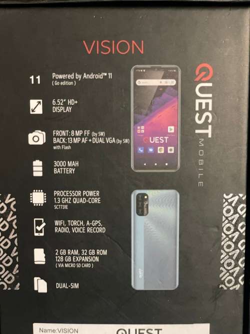 Quest Vision Mobile phone 32gb
