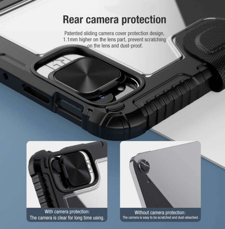 Nillkin Bumper Leather cover case Pro for Apple iPad Mini 6 (2021) Black
