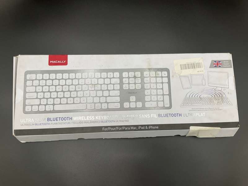 Macally Premium Wireless Bluetooth Keyboard for iMac, MacBook, Mac Pro