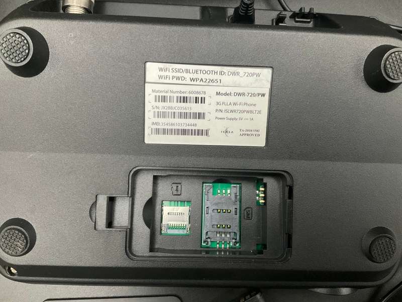 DWR-720PW T2 ,3G FLLA Wi-Fi Phone
