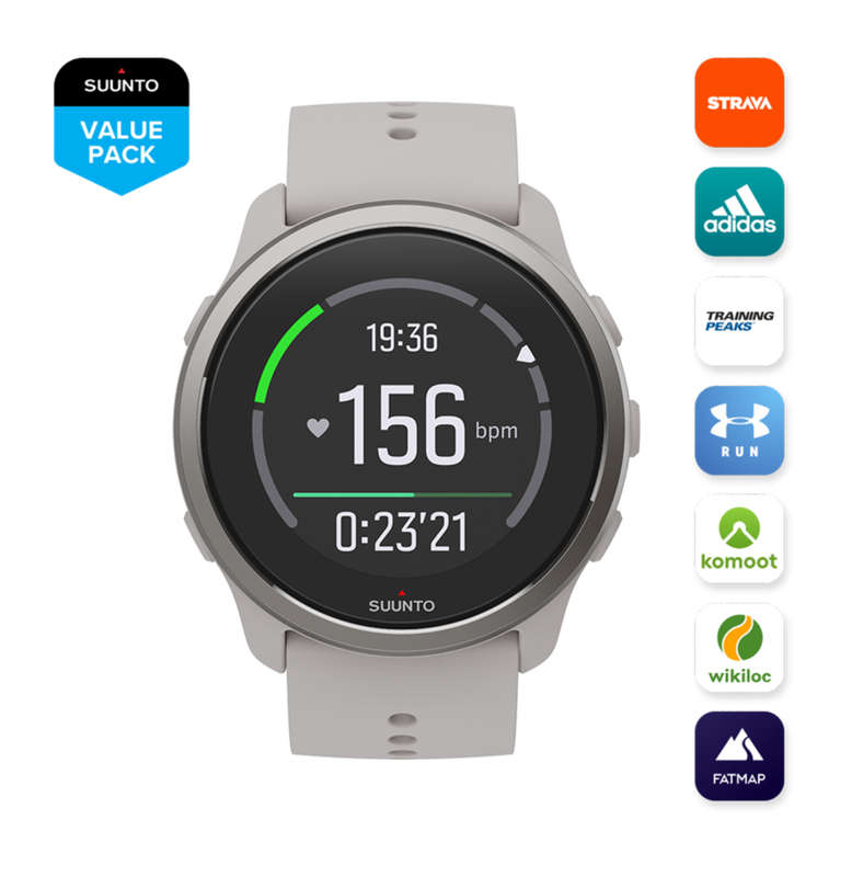Suunto 5 Peak GPS Sports Smartwatch - Ridge Sand