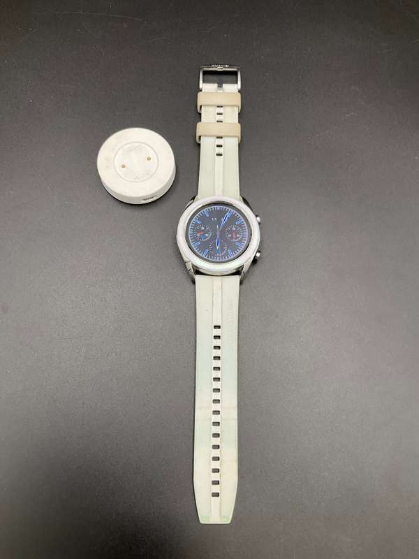 Huawei Watch GT (ELA-B19) Smart Watch 42mm BT Version, Water Proof, White Band Elegant Edition